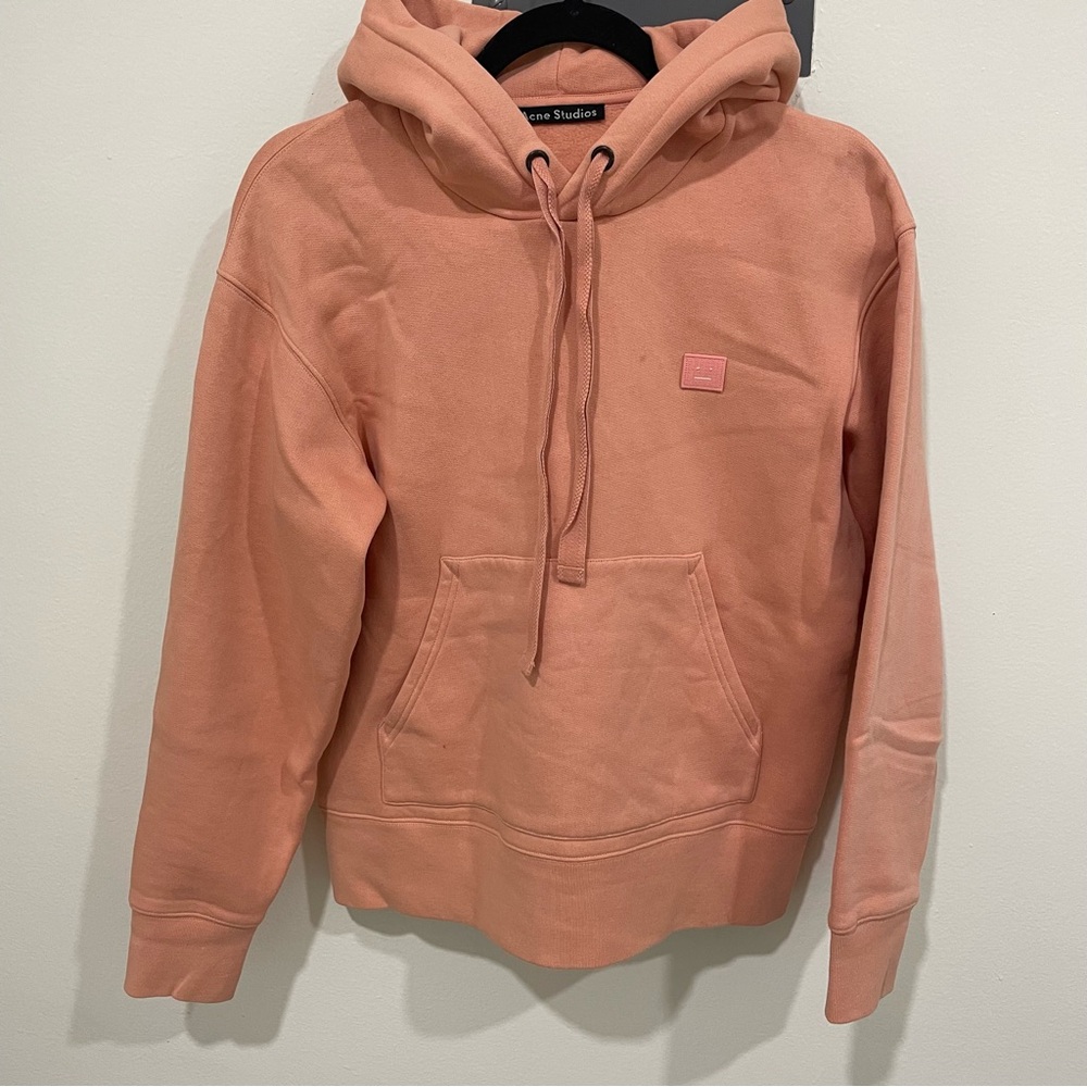 Acne Studios Soft Pink Cotton Hoodie